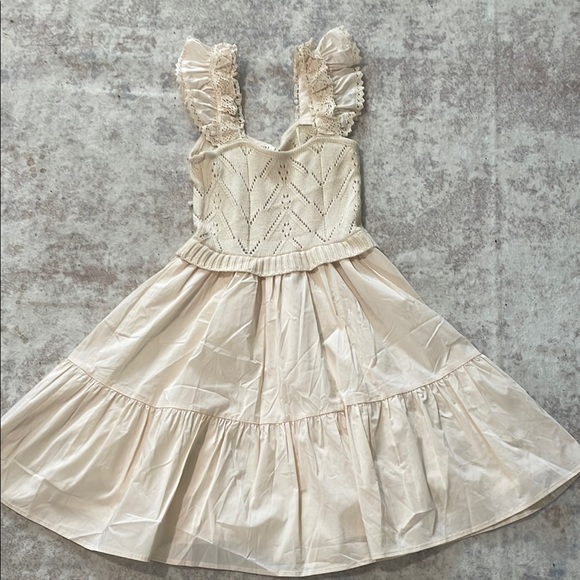 BiBi Cream Lace Dress - Picture 1 of 5